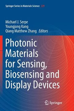 portada Photonic Materials for Sensing, Biosensing and Display Devices (en Inglés)