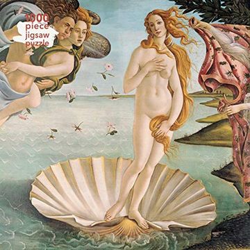portada Adult Jigsaw Puzzle Sandro Botticelli: The Birth of Venus: 1000-Piece Jigsaw Puzzles (en Inglés)