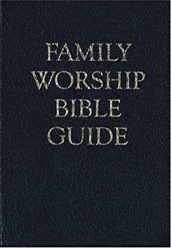portada Family Worship Bible Guide - Bonded Leather Gift Edition