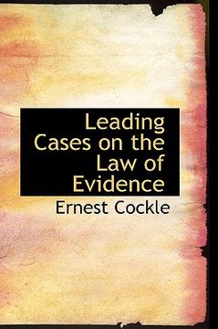portada leading cases on the law of evidence (in English)