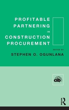 portada profitable partnering in construction procurement (in English)