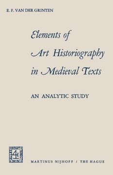 portada Elements of Art Historiography in Medieval Texts