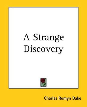 portada a strange discovery (en Inglés)