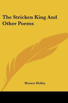 portada the stricken king and other poems (in English)