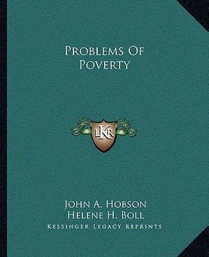 portada problems of poverty (in English)