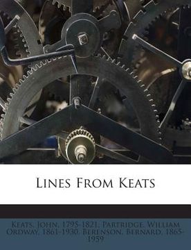 portada Lines from Keats (en Inglés)
