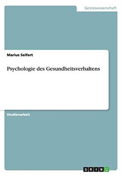portada Psychologie Des Gesundheitsverhaltens (German Edition)