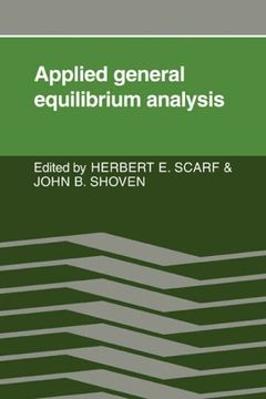 portada Applied General Equilibrium Analysis (in English)