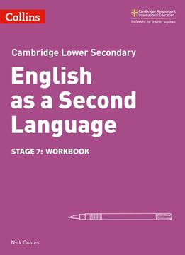 portada Lower Secondary English as a Second Language Workbook: Stage 7 (Collins Cambridge Lower Secondary English as a Second Language) (in English)