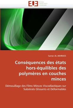 portada Consequences Des Etats Hors-Equilibles Des Polymeres En Couches Minces