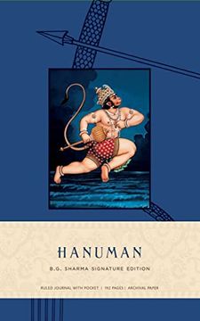 portada Hanuman Hardcover Ruled Journal: B. G. Sharma Signature Edition (Insights Journals) (en Inglés)