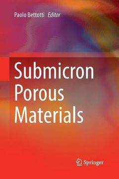 portada Submicron Porous Materials (en Inglés)