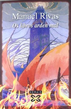 portada Os Libros Arden mal (Edición Literaria - Narrativa) (in Galician)