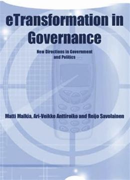 portada etransformation in governance: new directions in government and politics