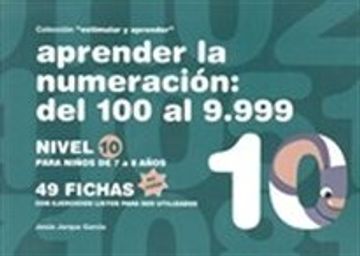 portada Aprender Numeracion: Del 100 Al 9999: Niños De 7 Y 8 Años (in Spanish)
