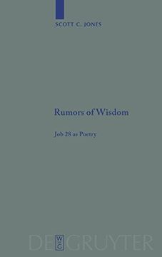 portada Rumors of Wisdom: Job 28 as Poetry (en Inglés)