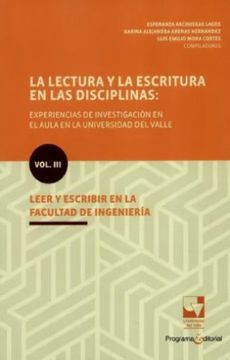 portada La Lectura y la Escritura vol iii (in Spanish)