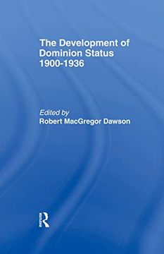 portada Development of Dominion Status 1900-1936