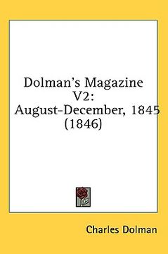 portada dolman's magazine v2: august-december, 1845 (1846) (en Inglés)