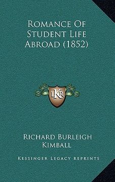 portada romance of student life abroad (1852) (in English)