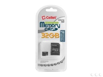 Tarjeta micro SD 32 Gb con adaptador estándar SD