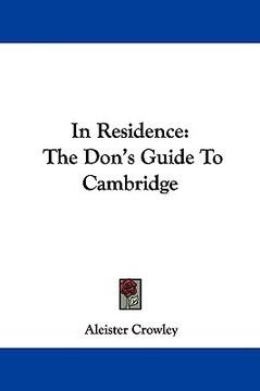 portada in residence: the don's guide to cambridge (en Inglés)