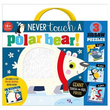 portada Never Touch a Polar Bear Jigsaw Puzzle (en Inglés)