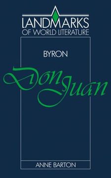 portada Byron: Don Juan Paperback (Landmarks of World Literature) (en Inglés)