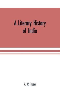 portada A literary history of India (en Inglés)