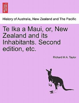 portada te ika a maui, or, new zealand and its inhabitants. second edition, etc. (in English)