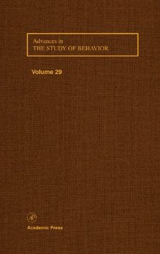 portada Advances in the Study of Behavior, Volume 29 