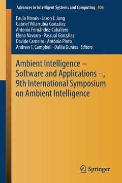portada Ambient Intelligence - Software and Applications -, 9th International Symposium on Ambient Intelligence