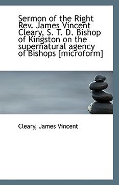 portada sermon of the right rev. james vincent cleary, s. t. d. bishop of kingston on the supernatural agenc