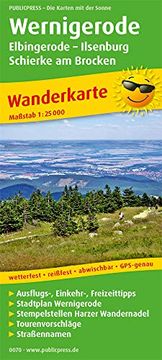 portada Wanderkarte Wernigerode - Elbingerode - Ilsenburg - Schierke am Brocken 1: 25 000 (en Alemán)
