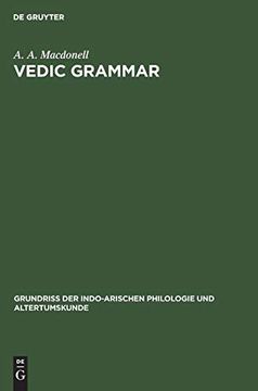 portada Vedic Grammar (Grundriss der Indo-Arischen Philologie und Altertumskunde) (en Inglés)