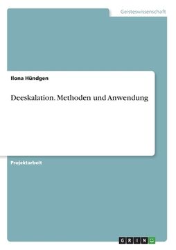 portada Deeskalation. Methoden und Anwendung (in German)