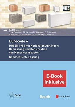portada Der Eurocode 6 fur Deutschland 2e - din en 1996 - Kommentierte Fassung (Inkl. E-Book als Pdf) (en Alemán)