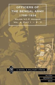 portada HODSON - OFFICERS OF THE BENGAL ARMY 1758-1834 Volume Five (en Inglés)