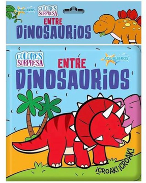 portada Entre Dinosaurios  [Libro Baño]