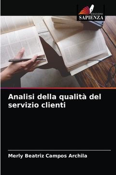 portada Analisi della qualità del servizio clienti (in Italian)