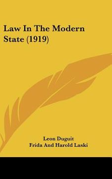 portada law in the modern state (1919) (en Inglés)