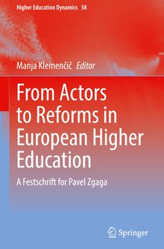 portada From Actors to Reforms in European Higher Education: A Festschrift for Pavel Zgaga (en Inglés)