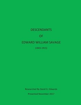 portada Descendants of Edward William Savage (en Inglés)