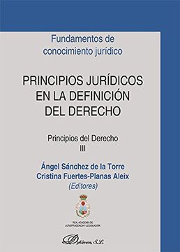 portada Principios jurídicos en la definición del derecho. Principios del derecho III