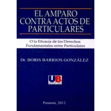 portada EL AMPARO CONTRA ACTOS DE PARTICULARES (in Spanish)
