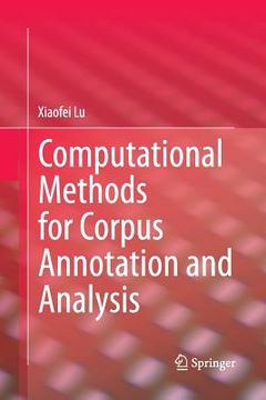 portada Computational Methods for Corpus Annotation and Analysis (en Inglés)