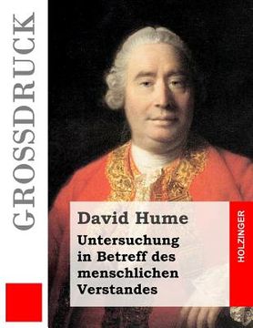 portada Untersuchung in Betreff des menschlichen Verstandes (Großdruck) (in German)