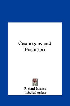 portada cosmogony and evolution (en Inglés)