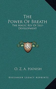 portada the power of breath: the magic key of self-development (en Inglés)