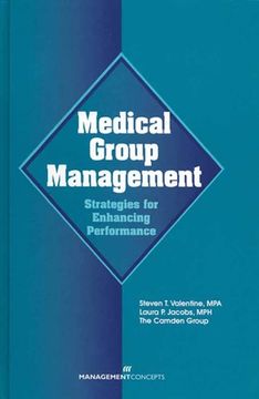 portada medical group management: strategies for enhancing performance (en Inglés)